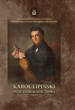 okładka książki z wizerunkiem Karola Lipińskiego